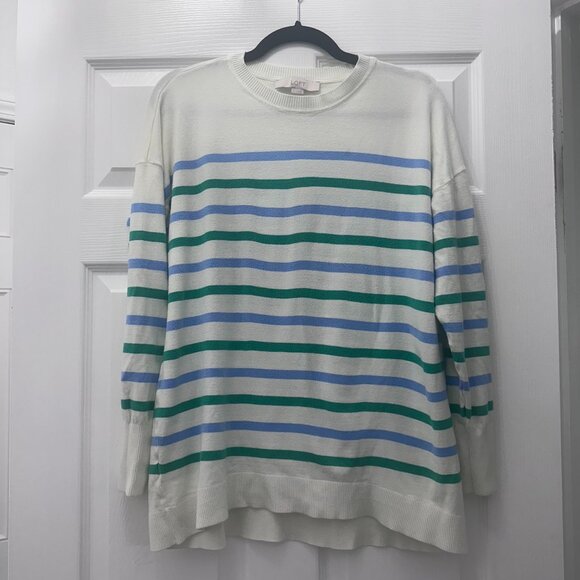 Loft Multicolor Sweater Size M - Picture 1 of 6